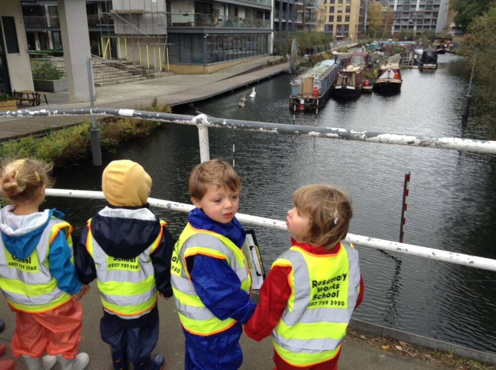 Nursery Class – Forest School – Surveying the local wildlife