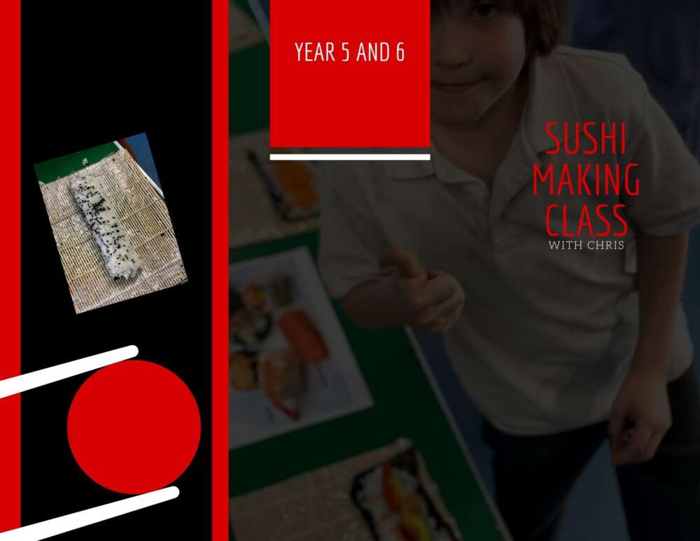 Year 5 and 6 Make Sushi with Chris