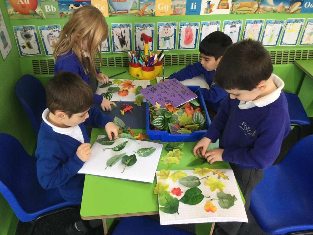 Year One’s Maths Trays