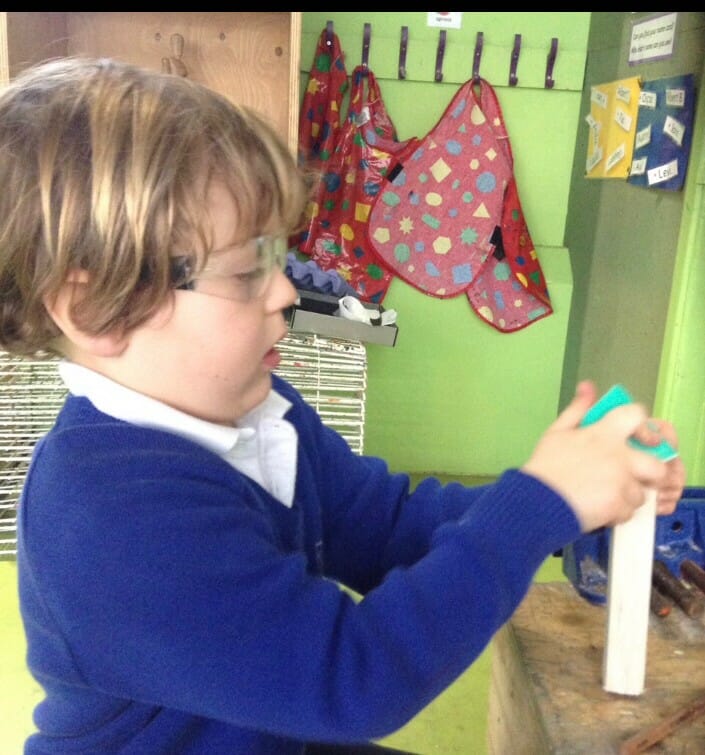 Reception Class at the Workbench!